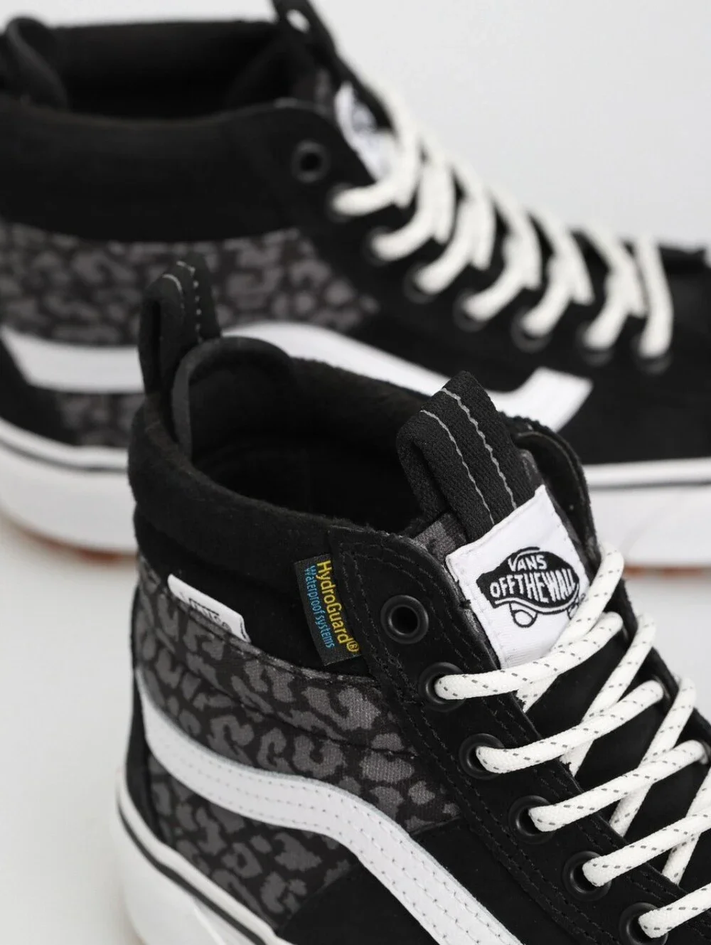 Women's Vans Sk8-Hi MTE-2 Boots - Black/White 'Leopard'